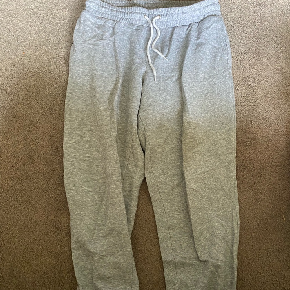 Gray sweatpants